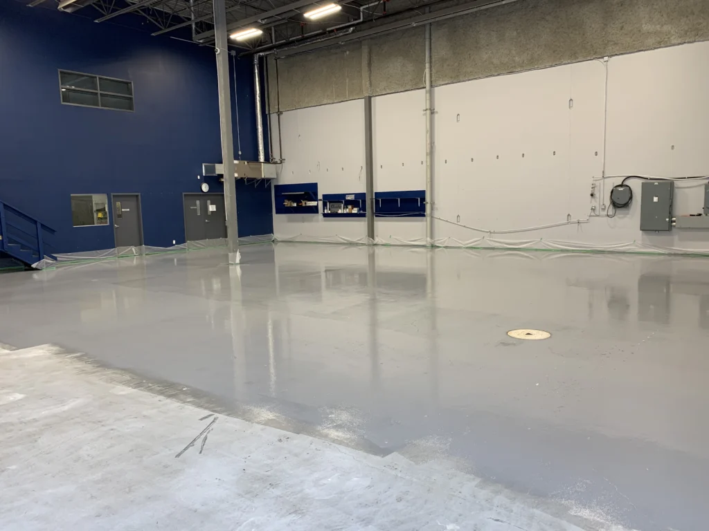 Polyaspartic Concrete Flooring in Burnaby
