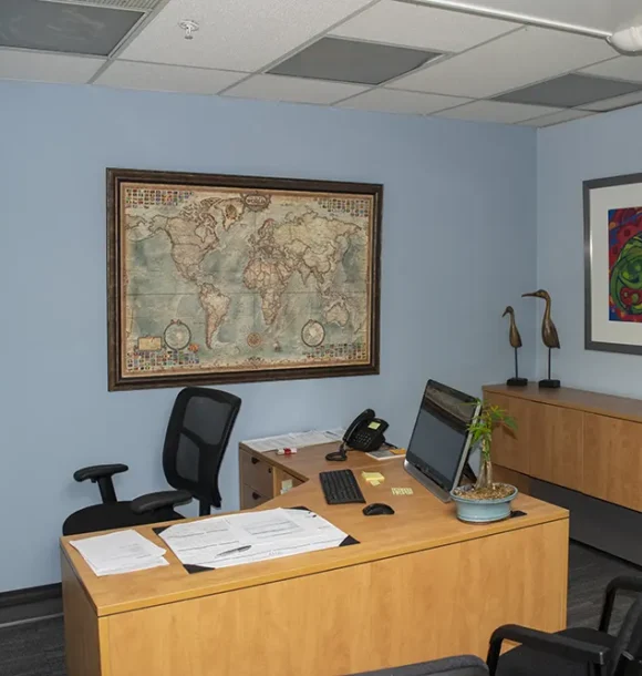 interior commercial office painting
