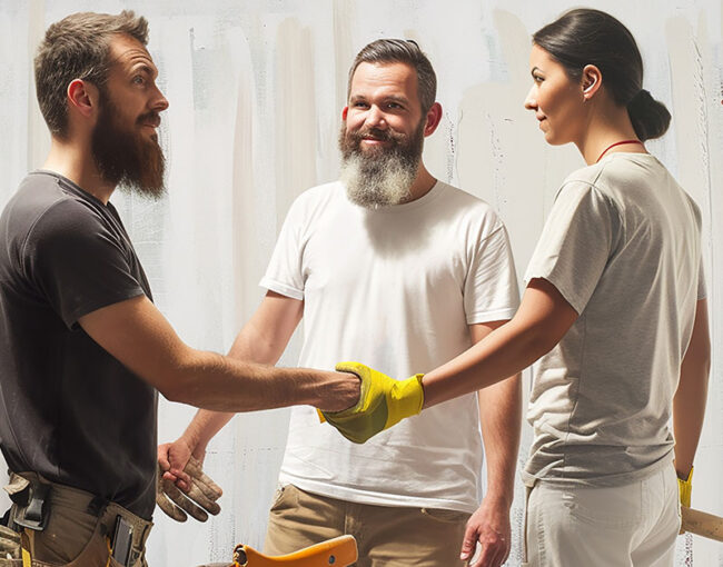 right painting contractor, How to Hire the Right Painting Contractor, AZ painting Ltd, Exterior painters in Burnaby, Painters in Canada, Interior painters, AZ painters in Vancouver, Epoxy & floor painters in Canada,interior house painting, Painting Floating Staircase