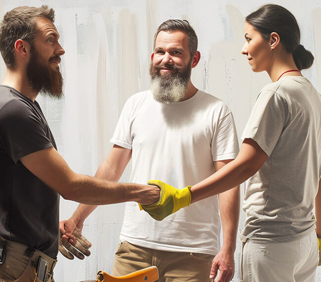 right painting contractor, How to Hire the Right Painting Contractor, AZ painting Ltd, Exterior painters in Burnaby, Painters in Canada, Interior painters, AZ painters in Vancouver, Epoxy & floor painters in Canada,interior house painting, Painting Floating Staircase