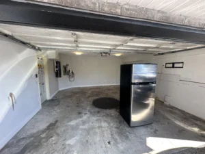 starting garage epoxy flooring project